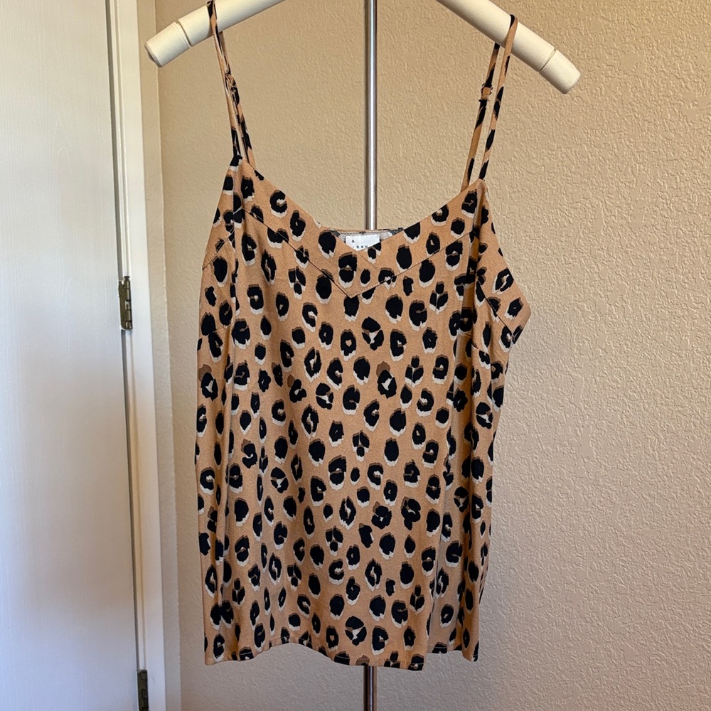 Leopard Print Cami Top